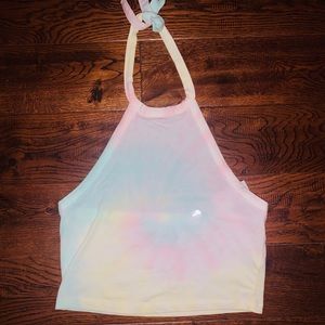 Light Tie dye pacsun halter top